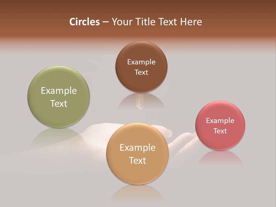 Room Golden Trade PowerPoint Template