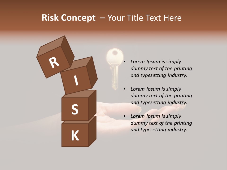 Room Golden Trade PowerPoint Template