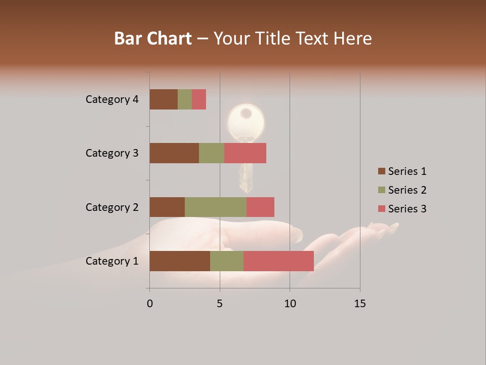 Room Golden Trade PowerPoint Template