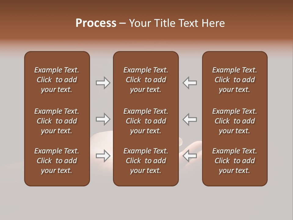 Room Golden Trade PowerPoint Template