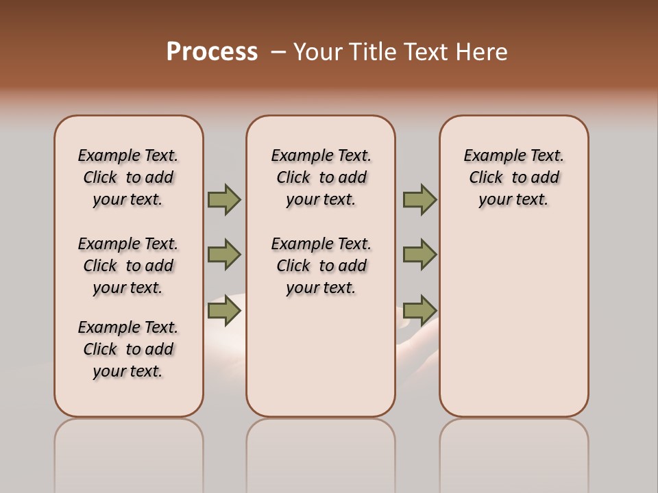 Room Golden Trade PowerPoint Template