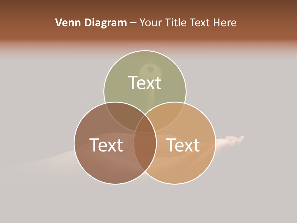 Room Golden Trade PowerPoint Template