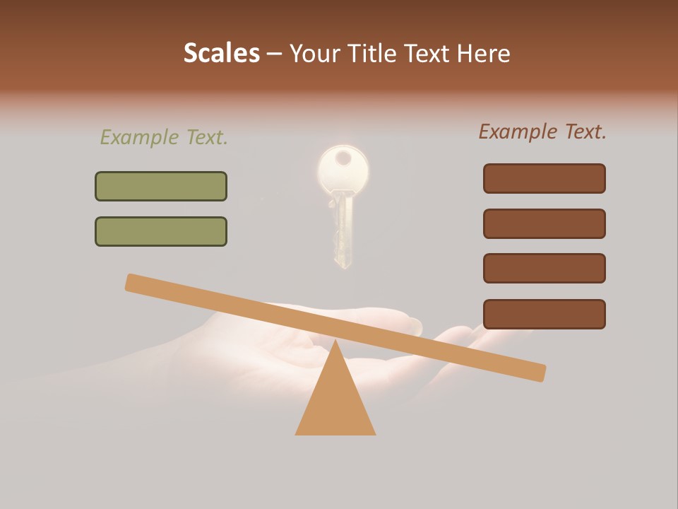 Room Golden Trade PowerPoint Template