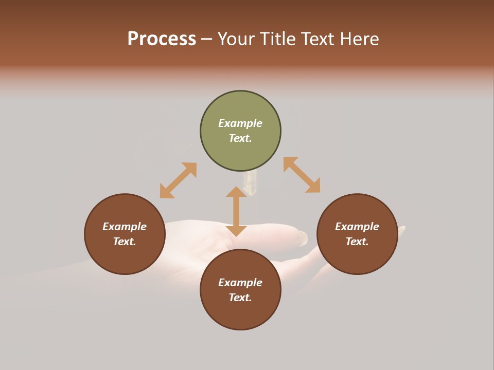 Room Golden Trade PowerPoint Template