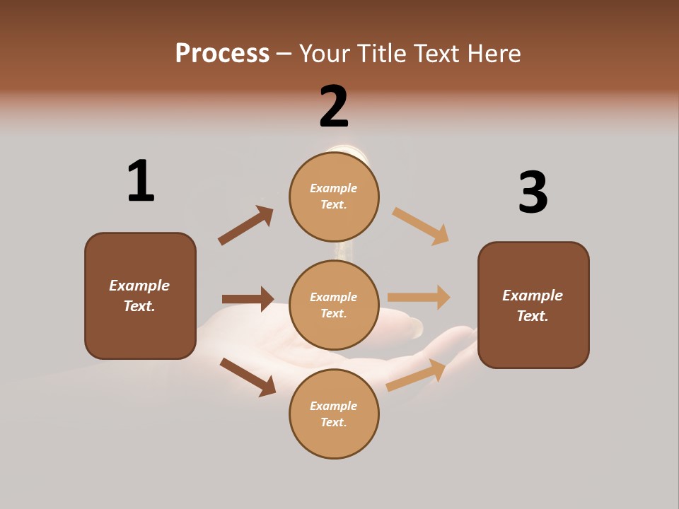 Room Golden Trade PowerPoint Template