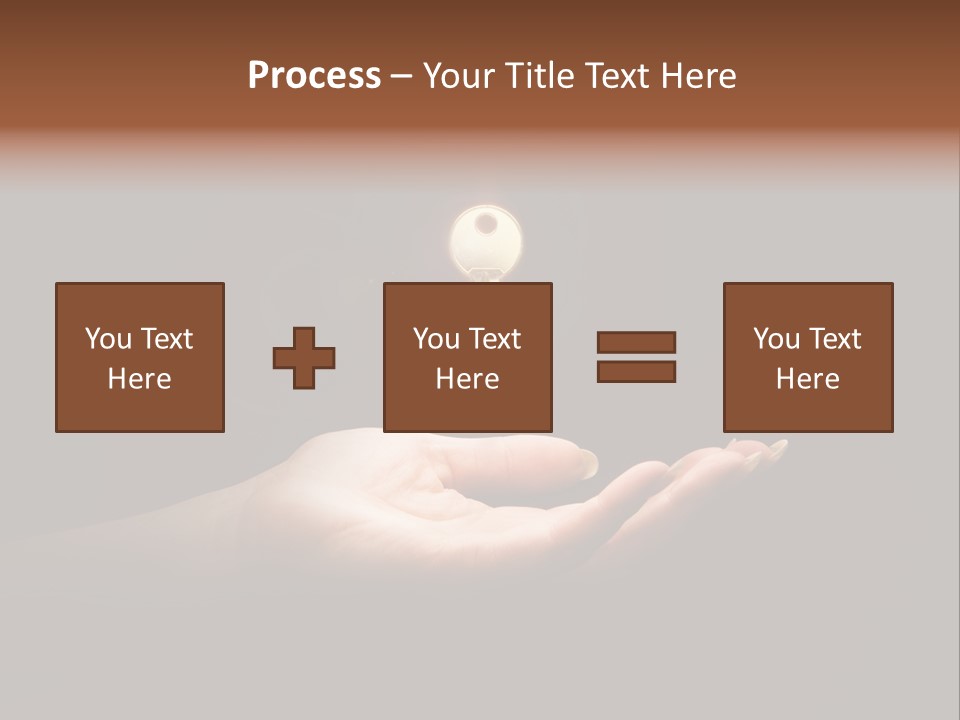 Room Golden Trade PowerPoint Template