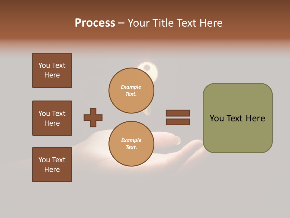 Room Golden Trade PowerPoint Template