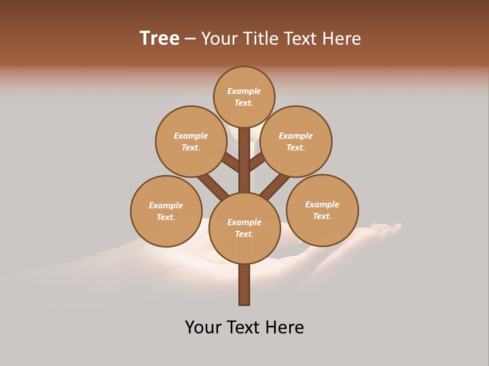 Room Golden Trade PowerPoint Template