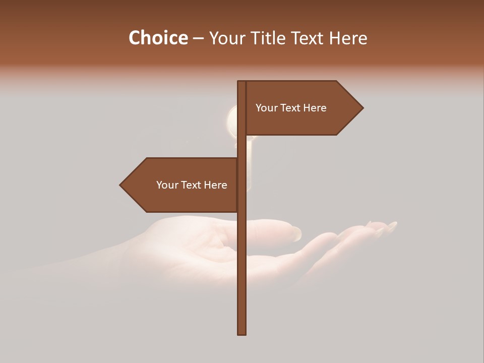 Room Golden Trade PowerPoint Template