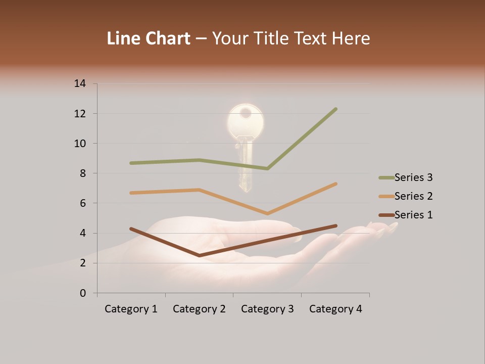 Room Golden Trade PowerPoint Template