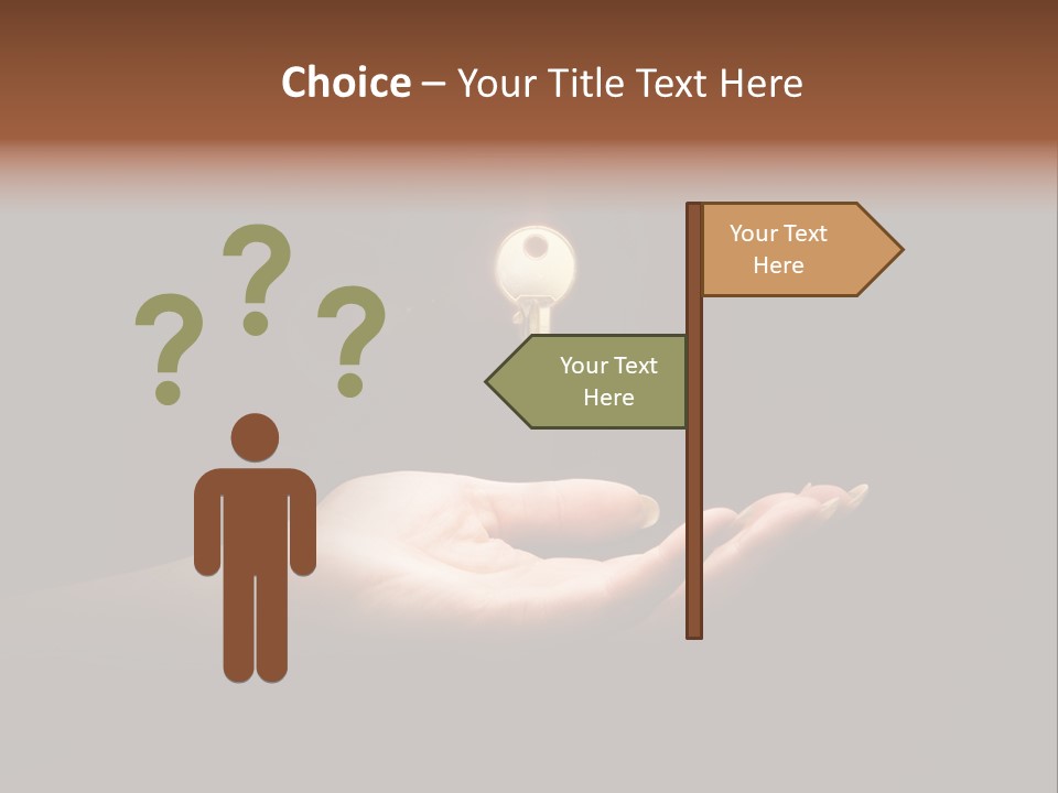 Room Golden Trade PowerPoint Template