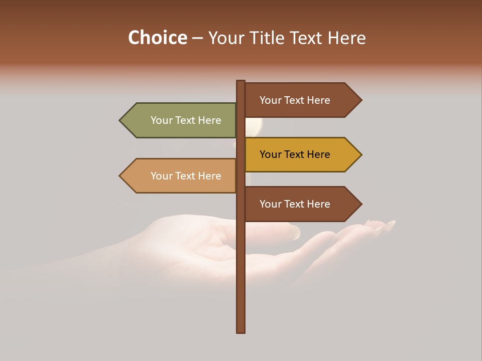 Room Golden Trade PowerPoint Template