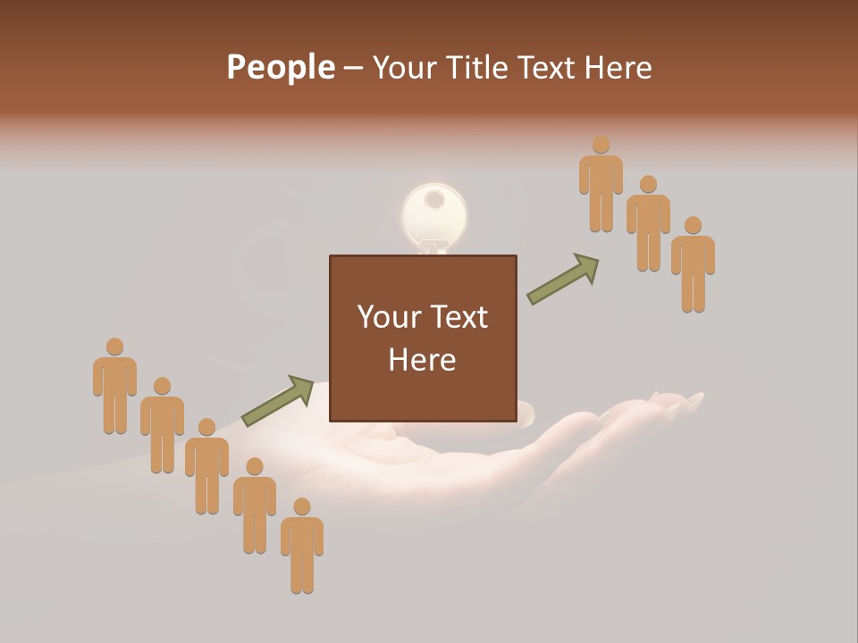 Room Golden Trade PowerPoint Template