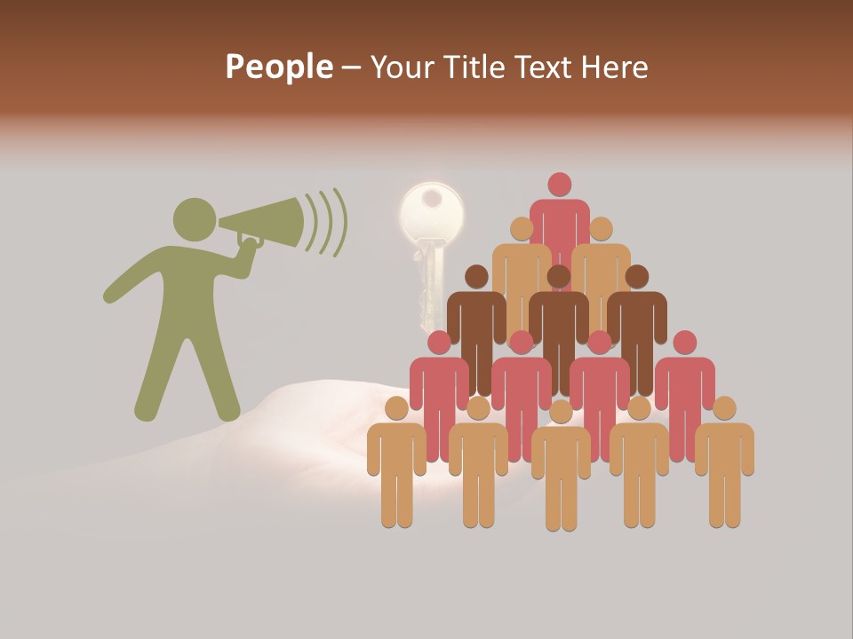 Room Golden Trade PowerPoint Template