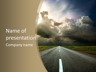 Hill Nature Shine PowerPoint Template