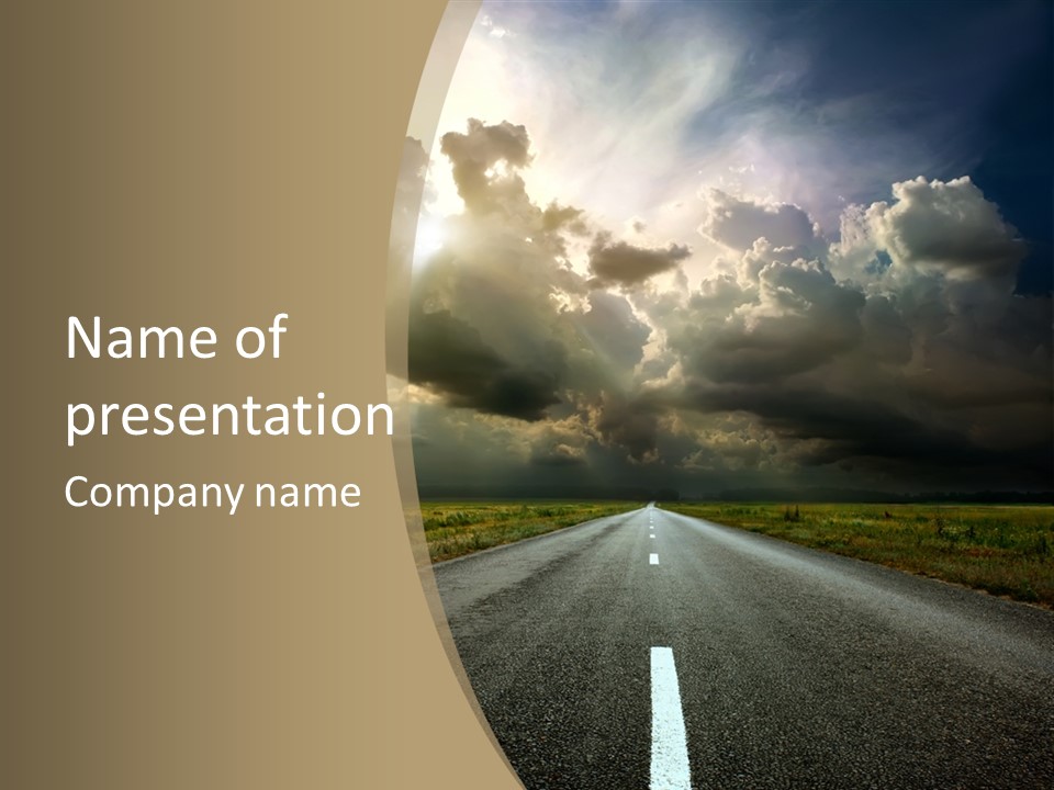 Hill Nature Shine PowerPoint Template