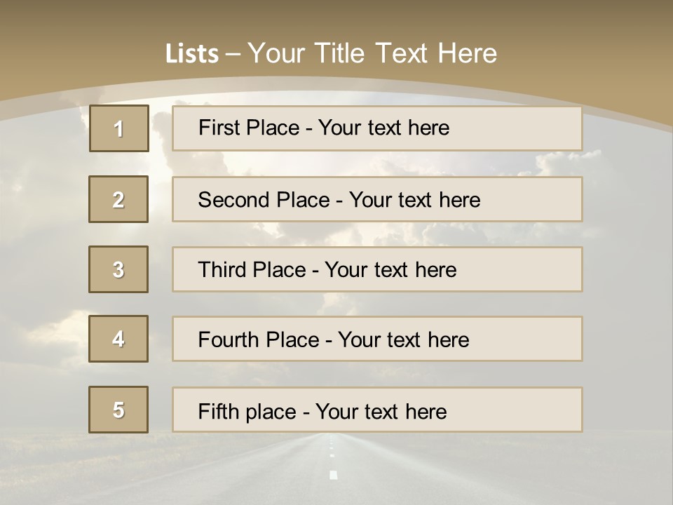 Hill Nature Shine PowerPoint Template