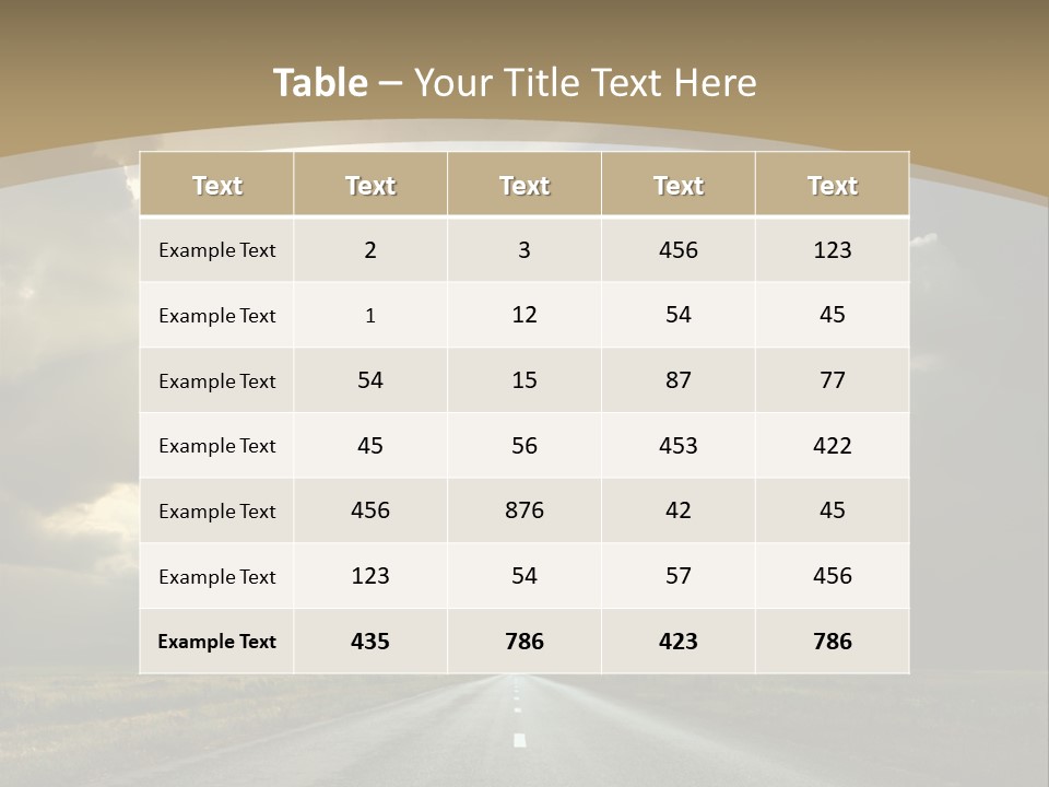 Hill Nature Shine PowerPoint Template