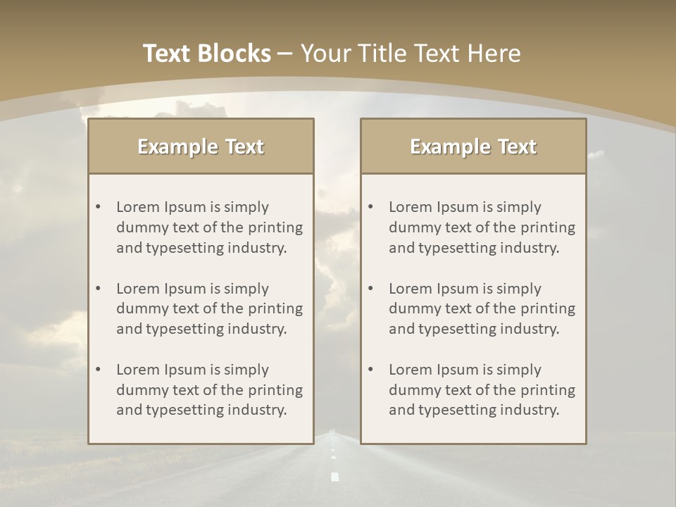 Hill Nature Shine PowerPoint Template
