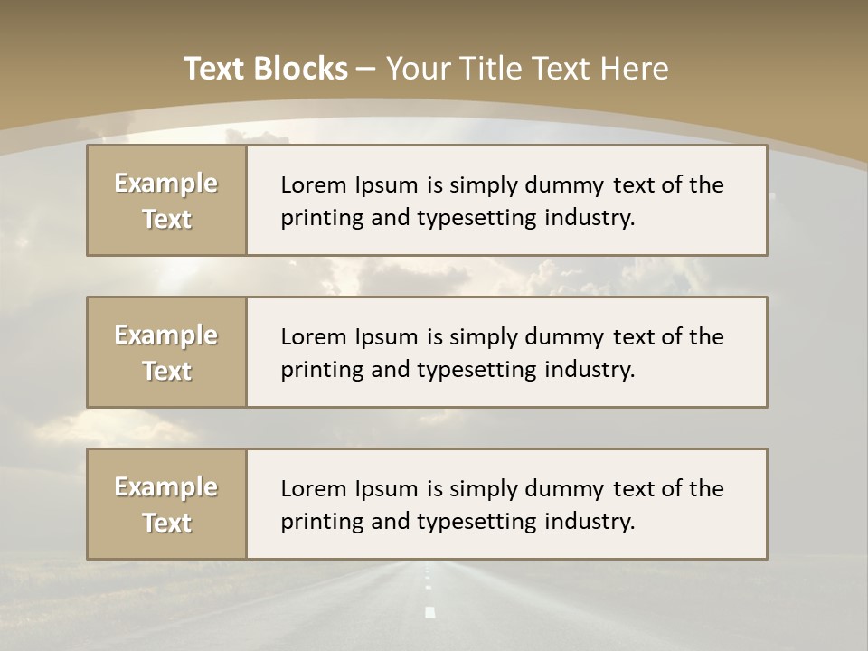 Hill Nature Shine PowerPoint Template