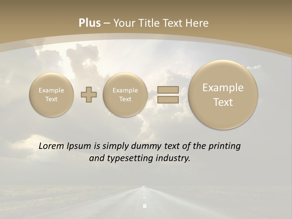 Hill Nature Shine PowerPoint Template