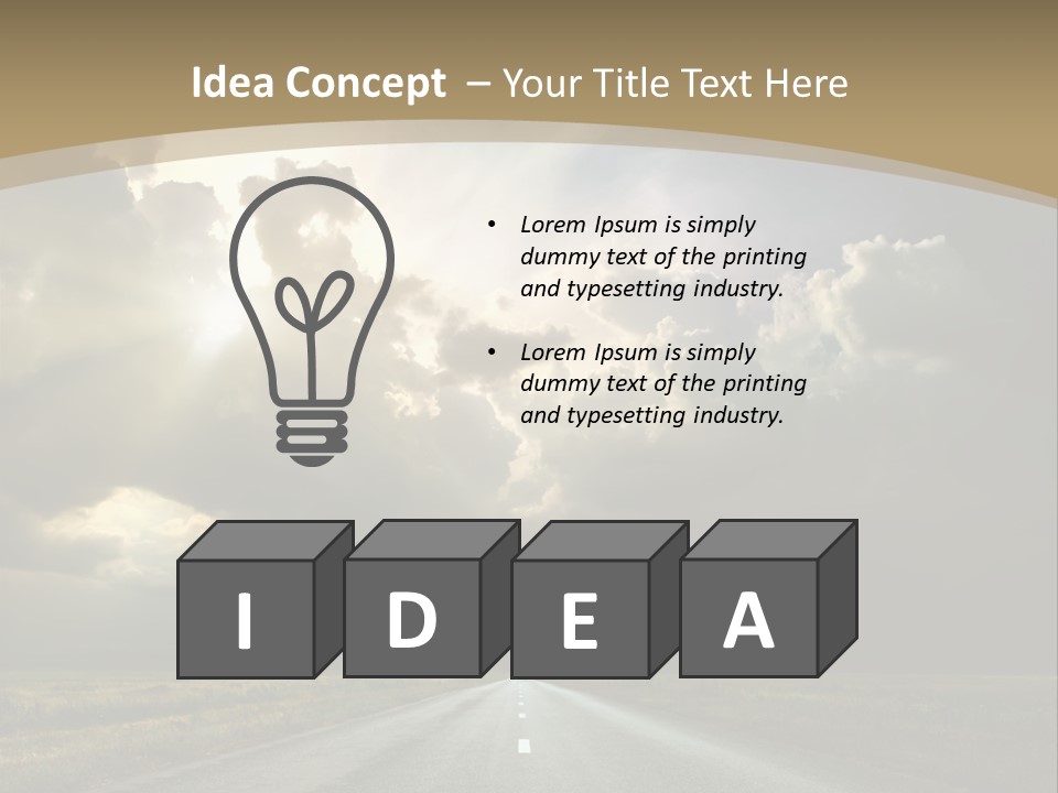 Hill Nature Shine PowerPoint Template