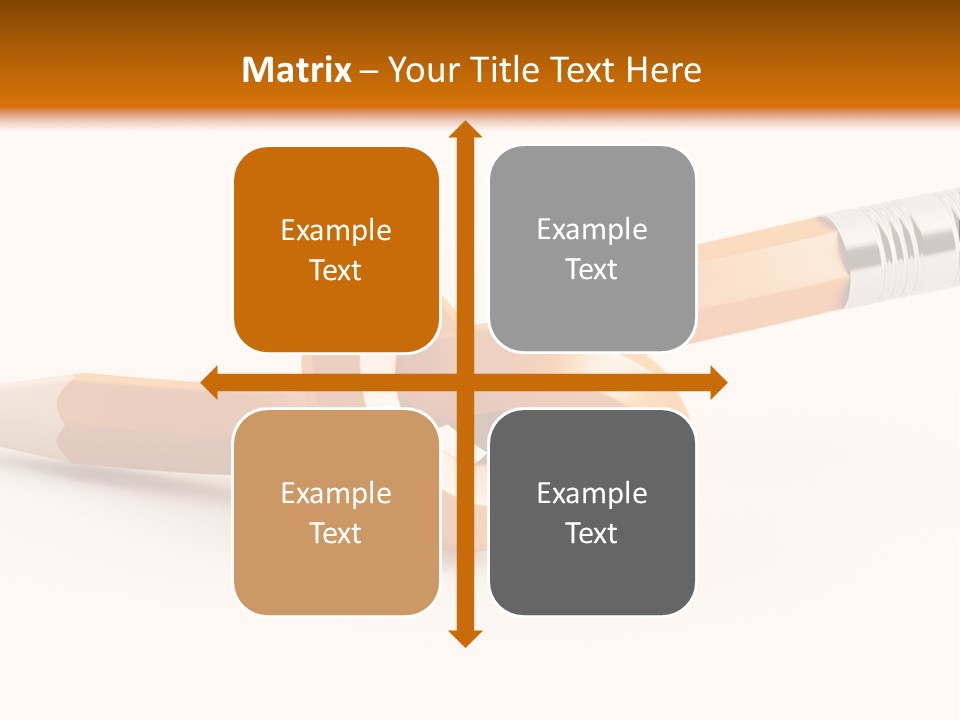 Isolated Yellow Sketch PowerPoint Template