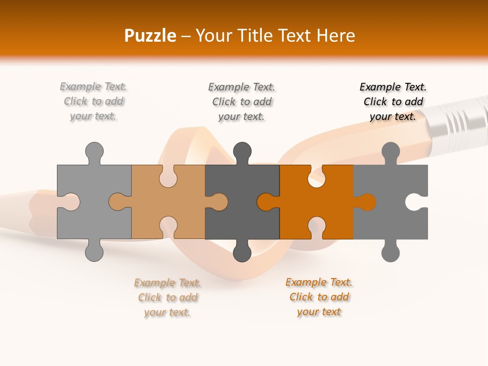 Isolated Yellow Sketch PowerPoint Template