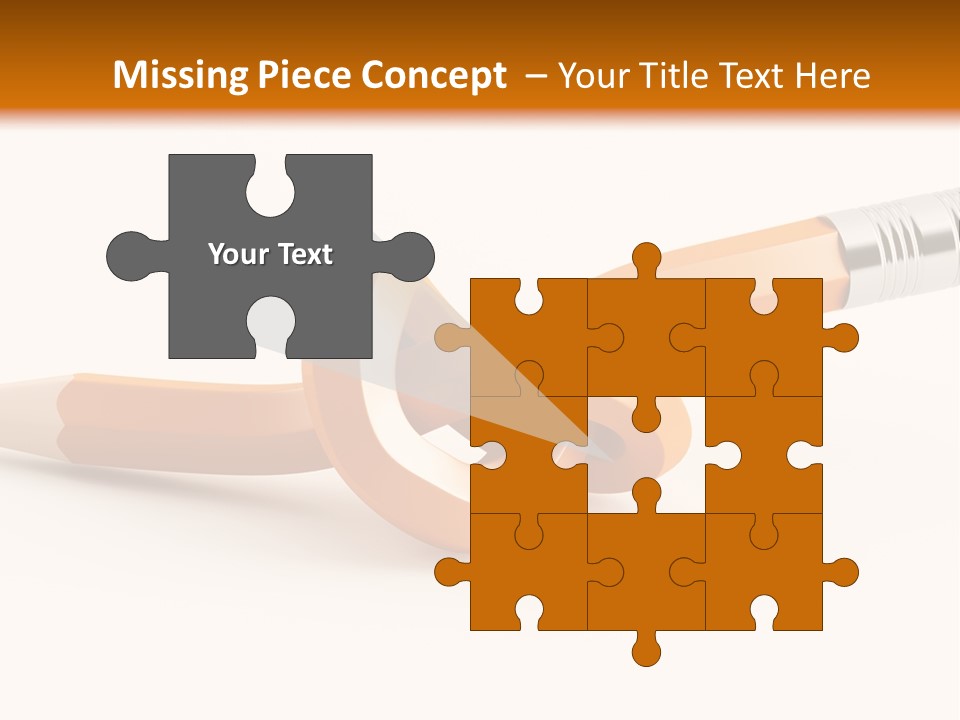 Isolated Yellow Sketch PowerPoint Template