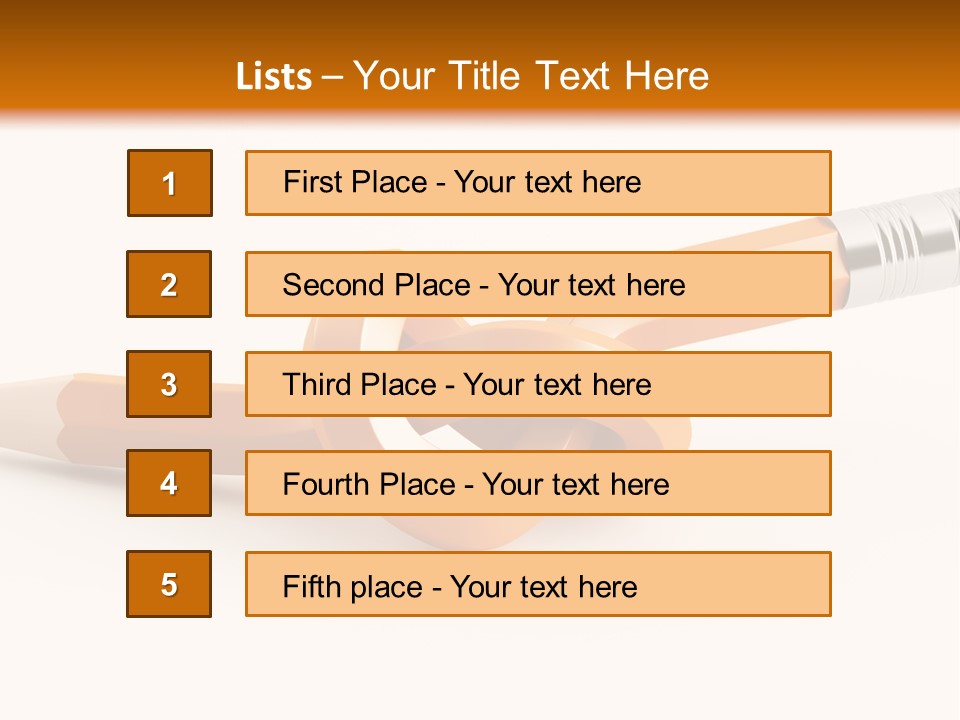 Isolated Yellow Sketch PowerPoint Template