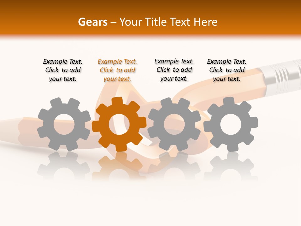 Isolated Yellow Sketch PowerPoint Template