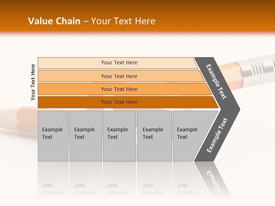 Isolated Yellow Sketch PowerPoint Template