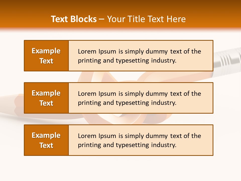 Isolated Yellow Sketch PowerPoint Template