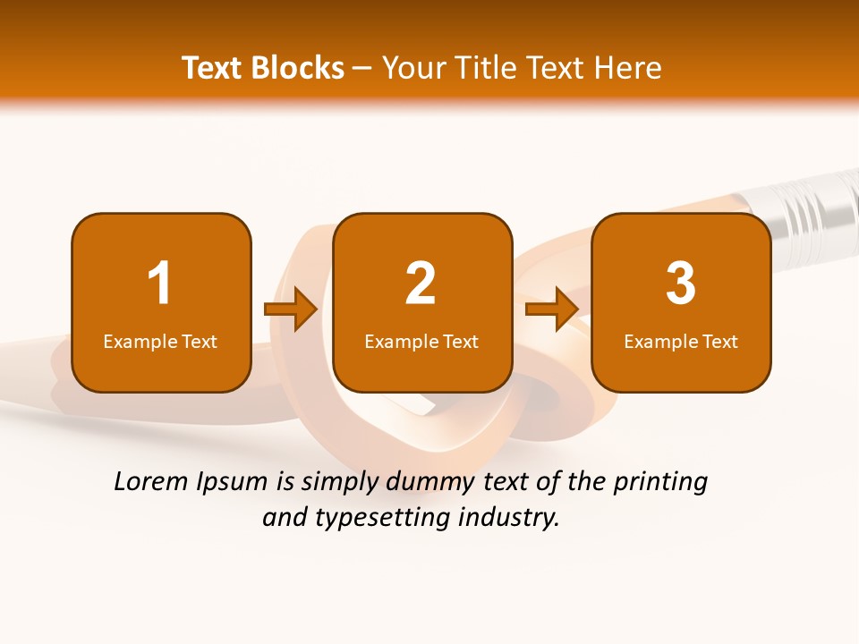 Isolated Yellow Sketch PowerPoint Template
