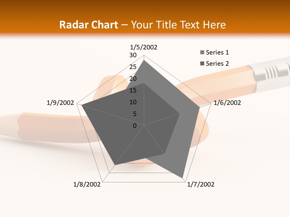 Isolated Yellow Sketch PowerPoint Template
