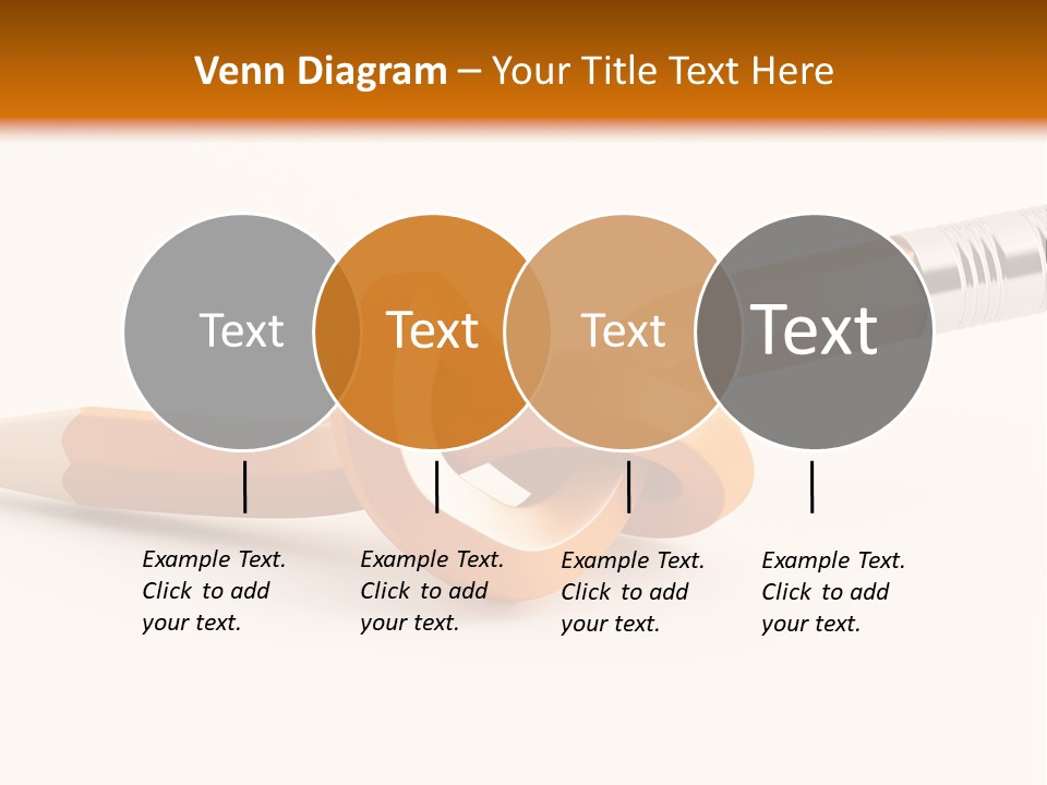 Isolated Yellow Sketch PowerPoint Template