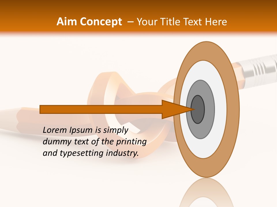 Isolated Yellow Sketch PowerPoint Template