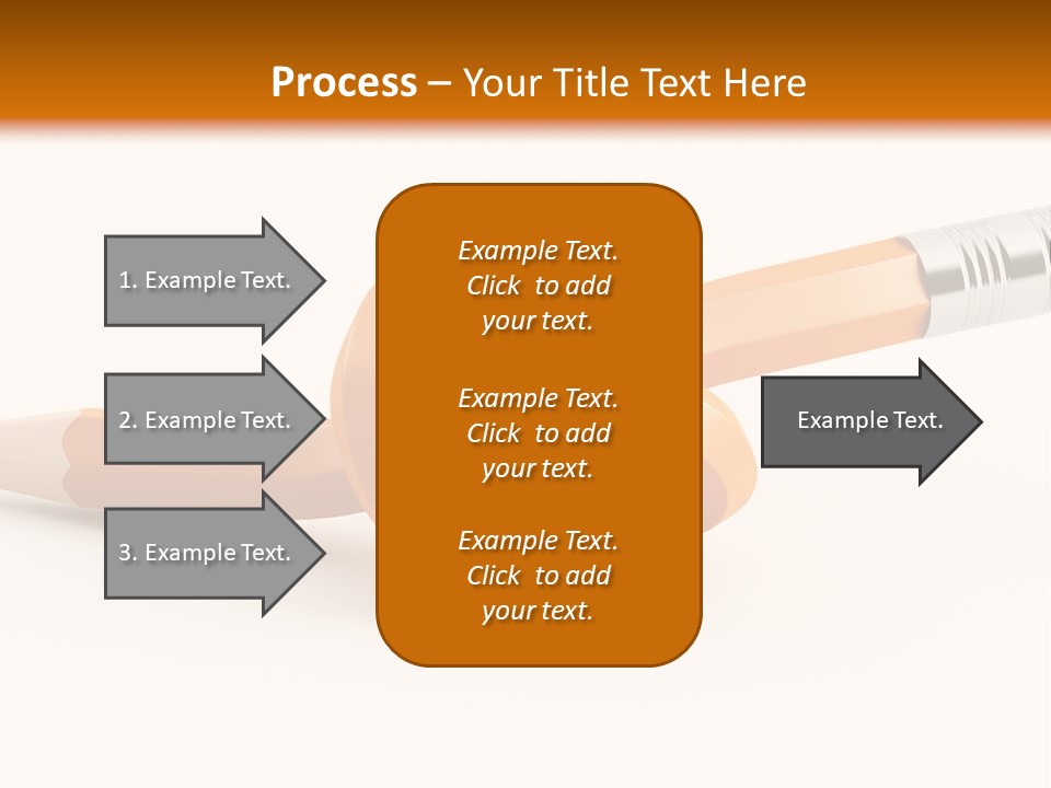 Isolated Yellow Sketch PowerPoint Template