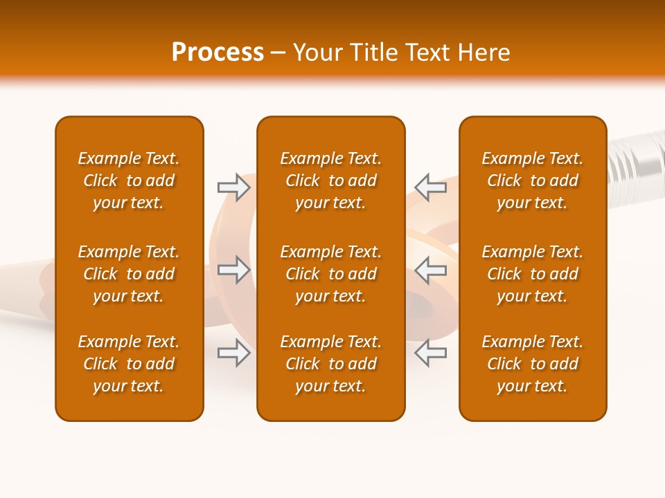 Isolated Yellow Sketch PowerPoint Template