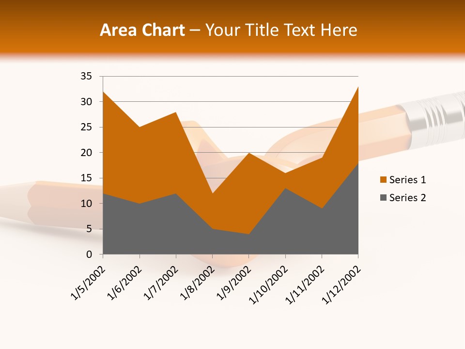 Isolated Yellow Sketch PowerPoint Template