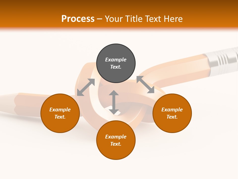 Isolated Yellow Sketch PowerPoint Template