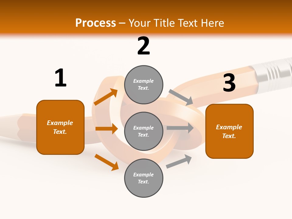 Isolated Yellow Sketch PowerPoint Template