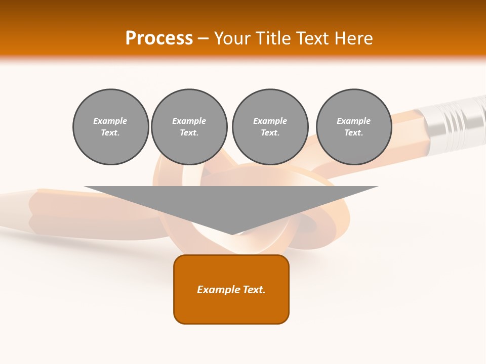 Isolated Yellow Sketch PowerPoint Template