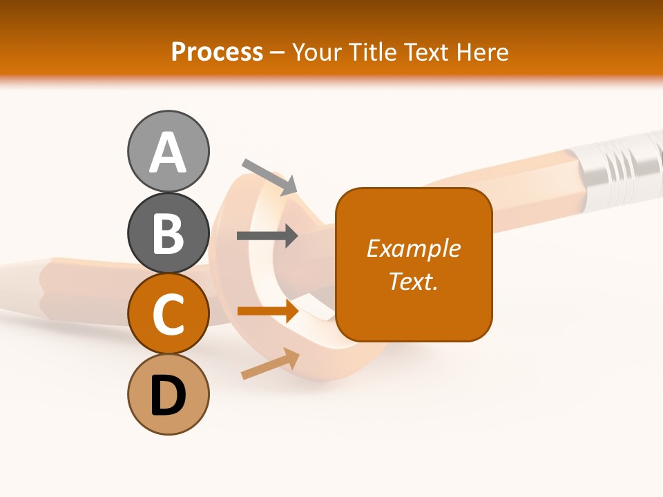 Isolated Yellow Sketch PowerPoint Template