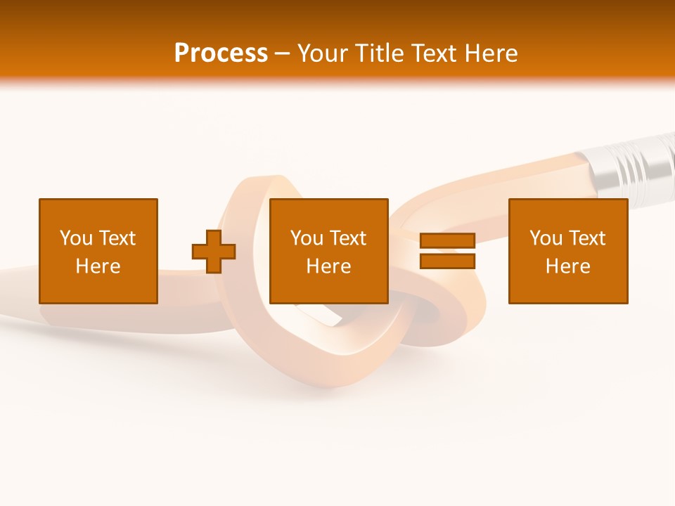 Isolated Yellow Sketch PowerPoint Template