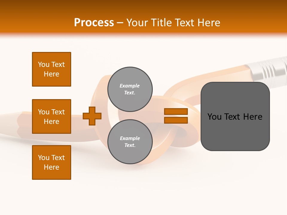Isolated Yellow Sketch PowerPoint Template
