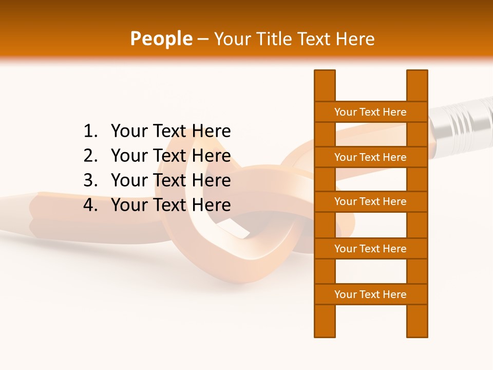 Isolated Yellow Sketch PowerPoint Template