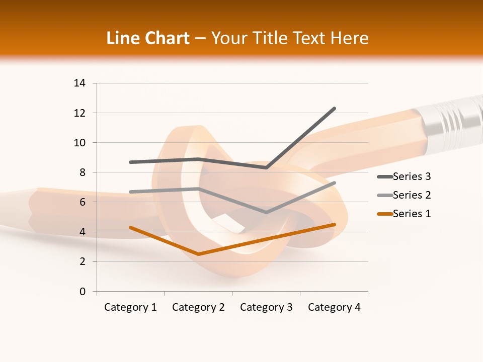 Isolated Yellow Sketch PowerPoint Template