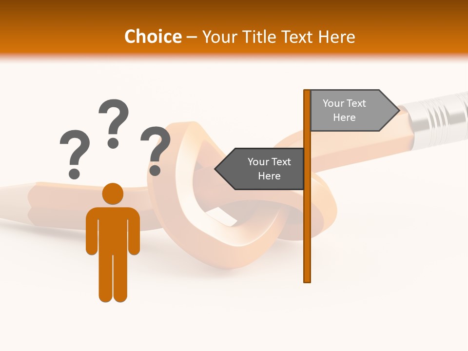 Isolated Yellow Sketch PowerPoint Template