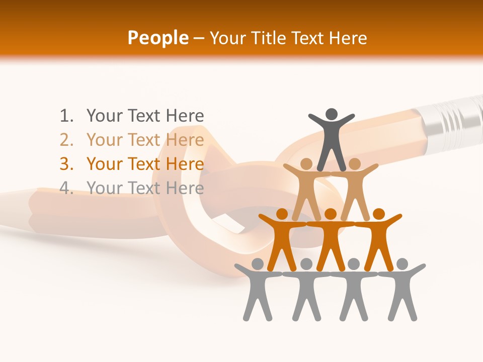 Isolated Yellow Sketch PowerPoint Template